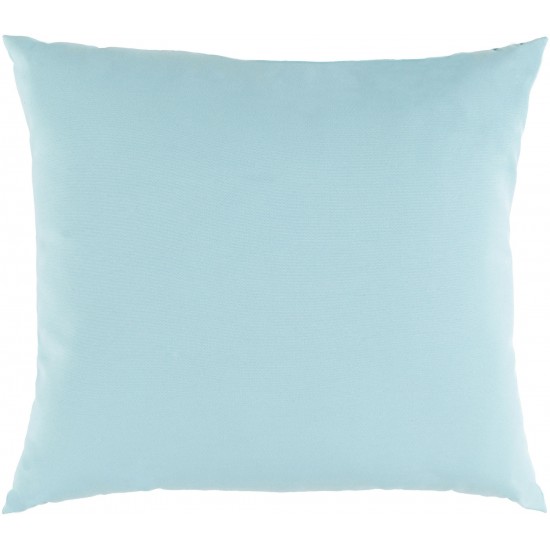 Surya Essien Light Blue Pillow Cover 16"H X 16"W