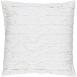 Surya Huckaby Off-White Pillow Cover 20"H X 20"W