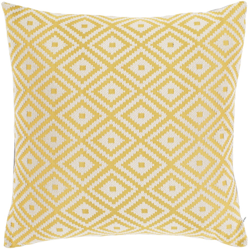 Surya Kanga Gray Pillow Cover 22"H X 22"W Surya Kanga Gray Pillow Cover 22"H X 22"W