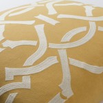 Surya Kingdom Mustard Pillow Cover 18"H X 18"W