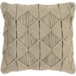 Surya Migramah Light Sage Pillow Cover 18"H X 18"W
