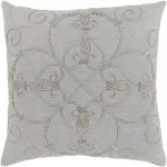 Surya Pauline Slate Pillow Cover 20"H X 20"W