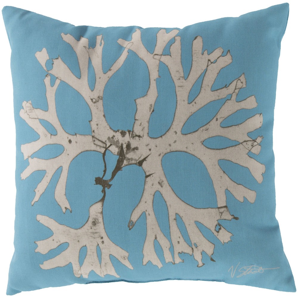 Surya Rain Rg-049 Light Beige Pillow Cover 20"H X 20"W Surya Rain Rg-049 Light Beige Pillow Cover 20"H X 20"W