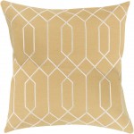 Surya Skyline Mustard Pillow Cover 18"H X 18"W