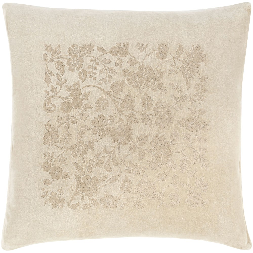 Surya Smithsonian Ivory Pillow Cover 20"H X 20"W