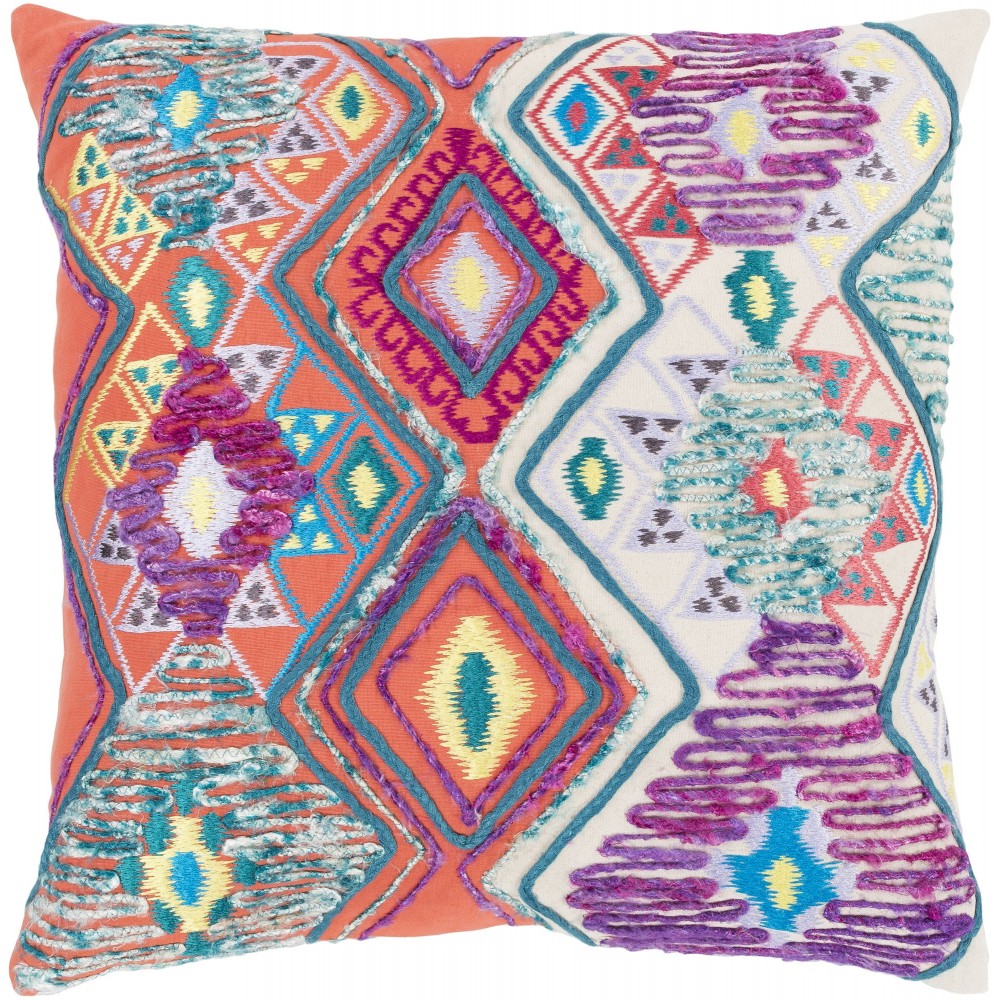 Surya Splendid Ivory Pillow Cover 18"H X 18"W Surya Splendid Ivory Pillow Cover 18"H X 18"W