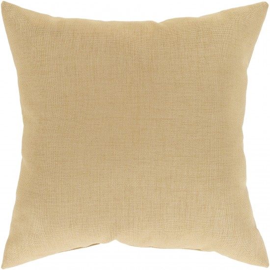 Surya Storm Tan Pillow Cover 18"H X 18"W