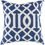 Surya Storm Navy Pillow Cover 22"H X 22"W