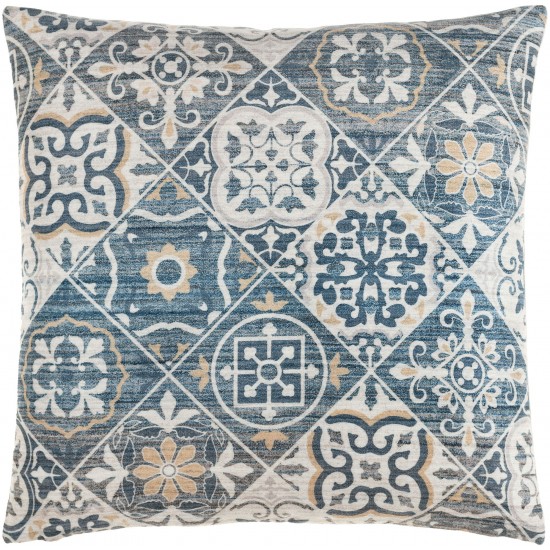 Surya Valla Vaa-002 Beige Pillow Cover 18"H X 18"W