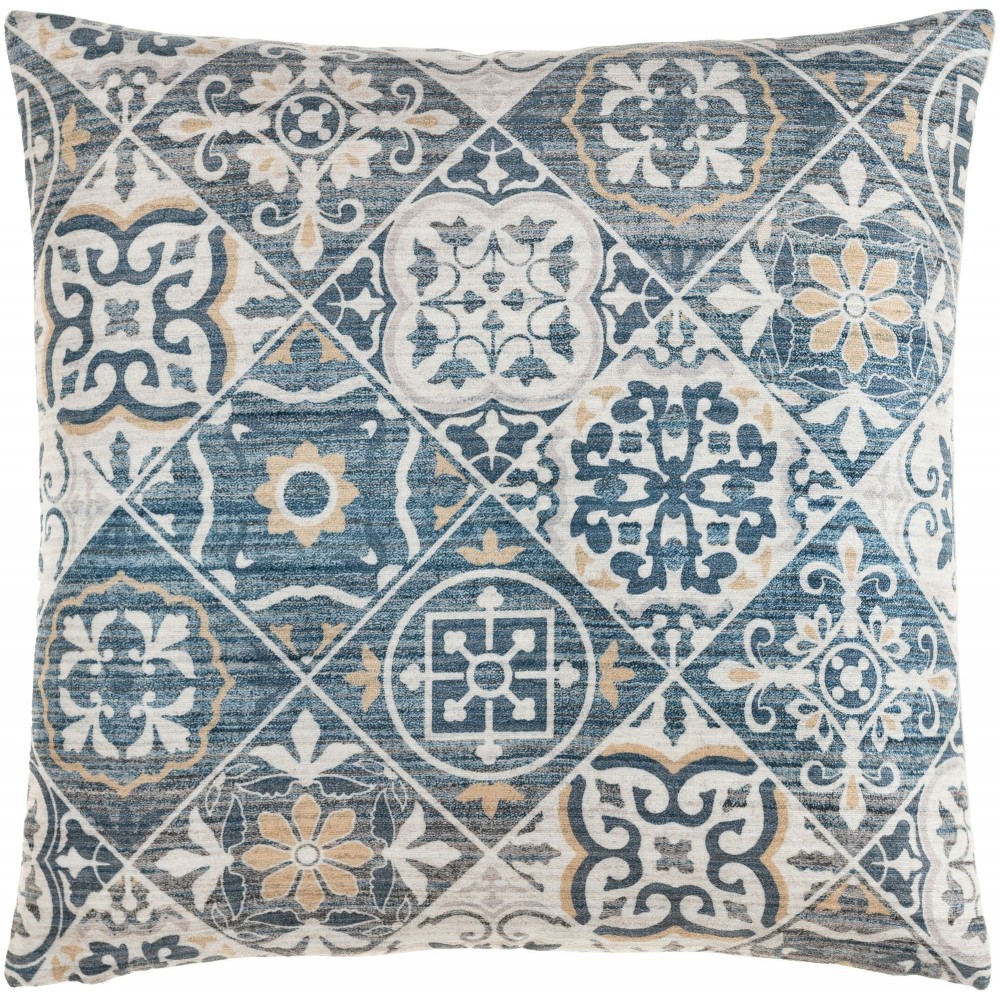 Surya Valla Vaa-002 Beige Pillow Cover 18"H X 18"W Surya Valla Vaa-002 Beige Pillow Cover 18"H X 18"W