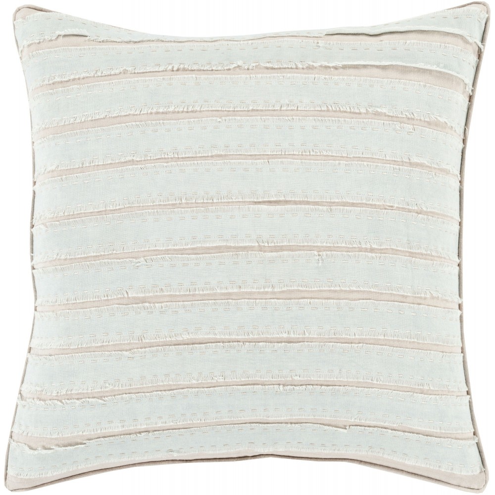 Surya Willow Wo-006 Taupe Pillow Cover 18"H X 18"W Surya Willow Wo-006 Taupe Pillow Cover 18"H X 18"W