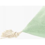 Surya Accra Light Green Pillow Shell With Down Insert 13"H X 20"W