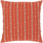 Surya Accretion Coral Pillow Shell With Down Insert 22"H X 22"W