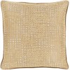 Surya Biming Bmg-004 Light Brown Pillow Shell With Polyester Insert 18"H X 18"W