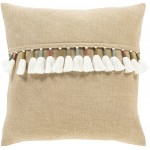 Surya Byron Bay Brick Red Pillow Shell With Polyester Insert 20"H X 20"W