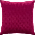 Surya Calista Cia-001 Magenta Pillow Shell With Down Insert 20"H X 20"W