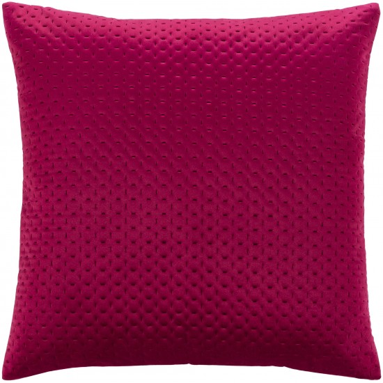 Surya Calista Cia-001 Magenta Pillow Shell With Polyester Insert 20"H X 20"W