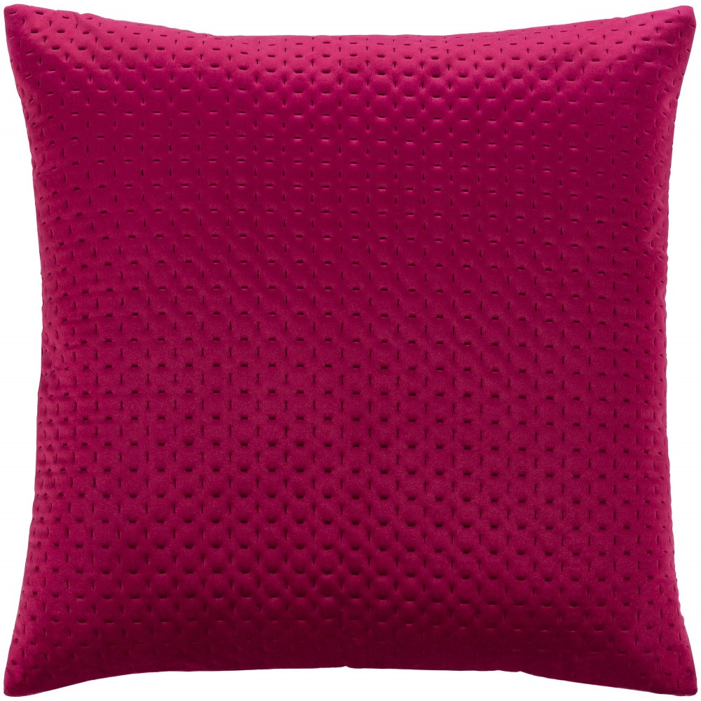 Surya Calista Cia-001 Magenta Pillow Shell With Down Insert 22"H X 22"W