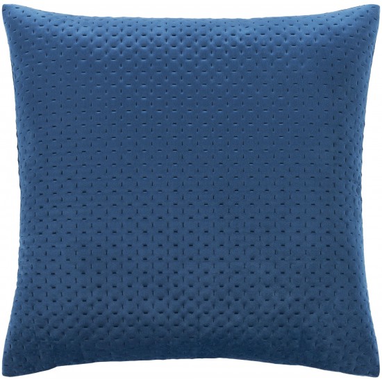 Surya Calista Cia-003 Dark Blue Pillow Shell With Down Insert 20"H X 20"W