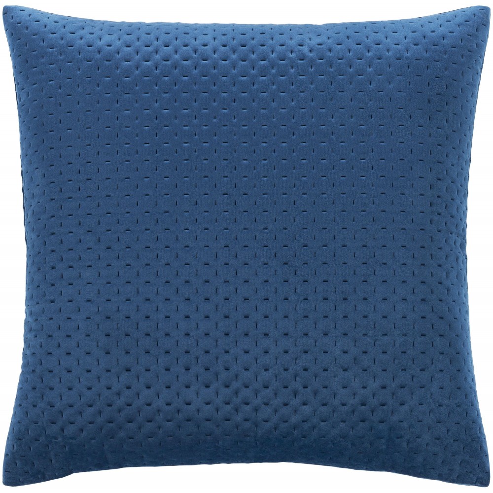 Surya Calista Cia-003 Dark Blue Pillow Shell With Down Insert 22"H X 22"W