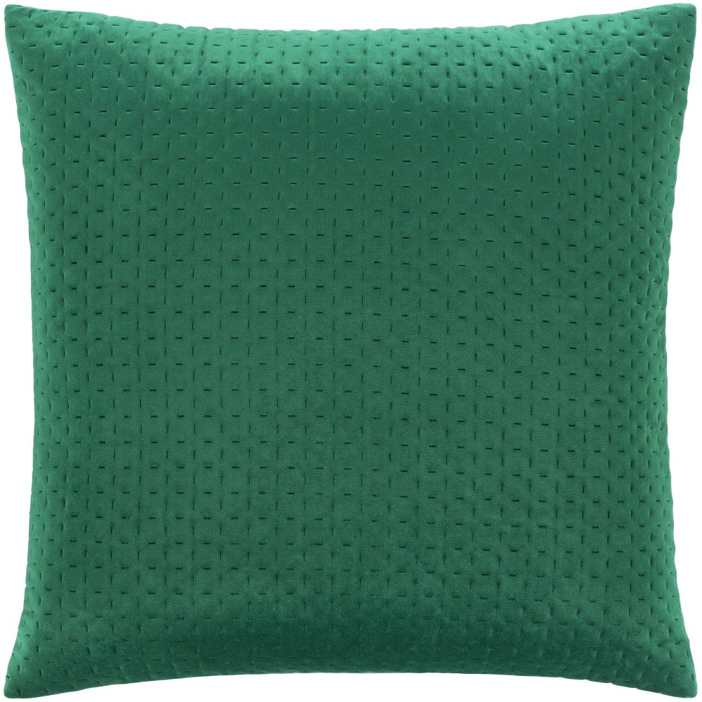 Surya Calista Emerald Pillow Shell With Polyester Insert 22"H X 22"W