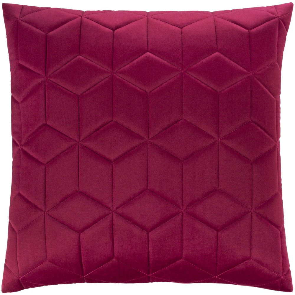 Surya Calista Cia-007 Magenta Pillow Shell With Down Insert 22"H X 22"W