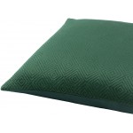 Surya Camilla Emerald Pillow Shell With Down Insert 18"H X 18"W