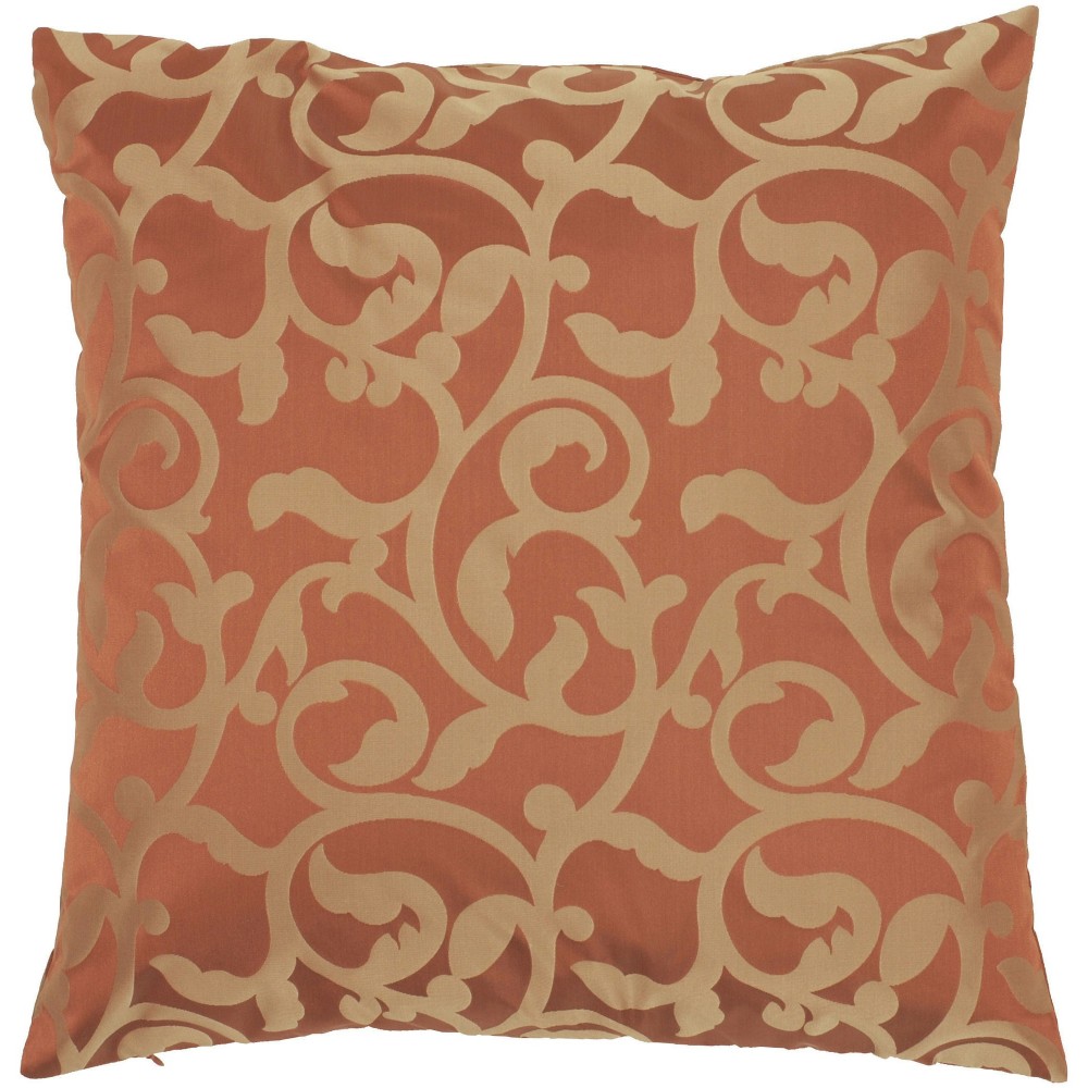 Surya Decorative Pillows P-0150 Pillow Shell With Polyester Insert 18"H X 18"W