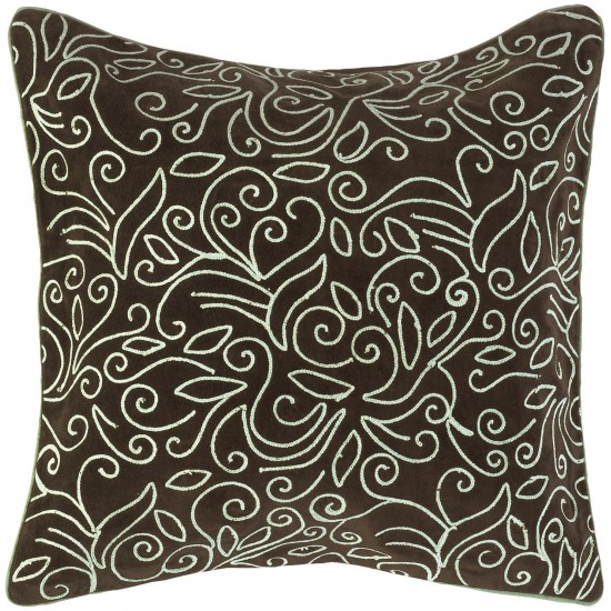 Surya Decorative Pillows Part-66 Pillow Shell With Down Insert 18"H X 18"W