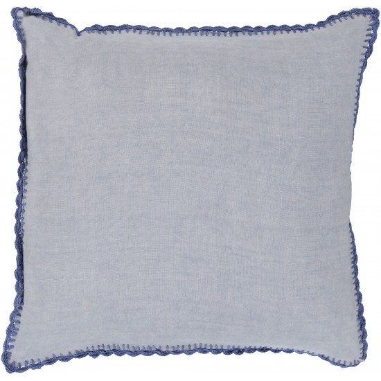 Surya Elsa Lavender Pillow Shell With Polyester Insert 20"H X 20"W