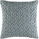 Surya Facade Dusty Sage Pillow Shell With Polyester Insert 22"H X 22"W