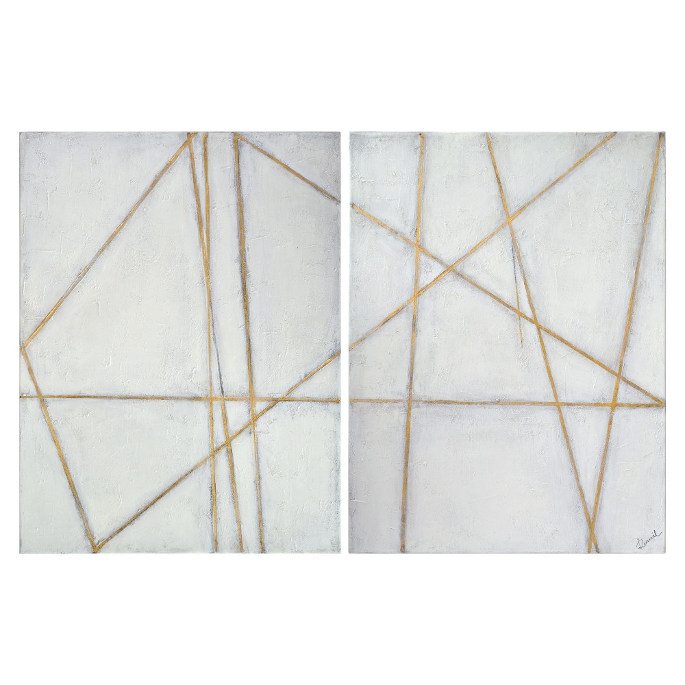 Renwil Glacier Rectangle Painting 40 X 30 X 1.5 Renwil Glacier Rectangle Painting 40 X 30 X 1.5