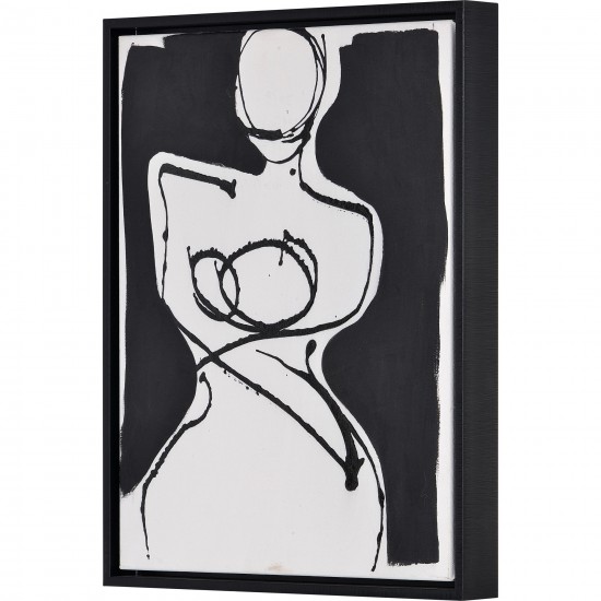 Lune Ladonna Canvas Art 15X19X2