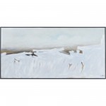 Lynch Blanche Rectangular Canvas - Wrapped 60 X 30 X 2
