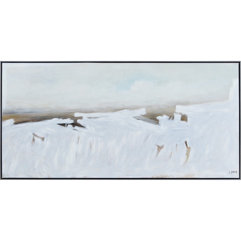 Lynch Blanche Rectangular Canvas - Wrapped 60 X 30 X 2 Lynch Blanche Rectangular Canvas - Wrapped 60 X 30 X 2