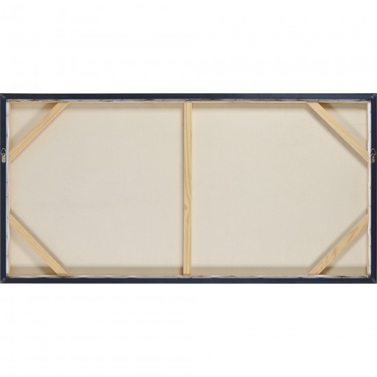 Lynch Blanche Rectangular Canvas - Wrapped 60 X 30 X 2