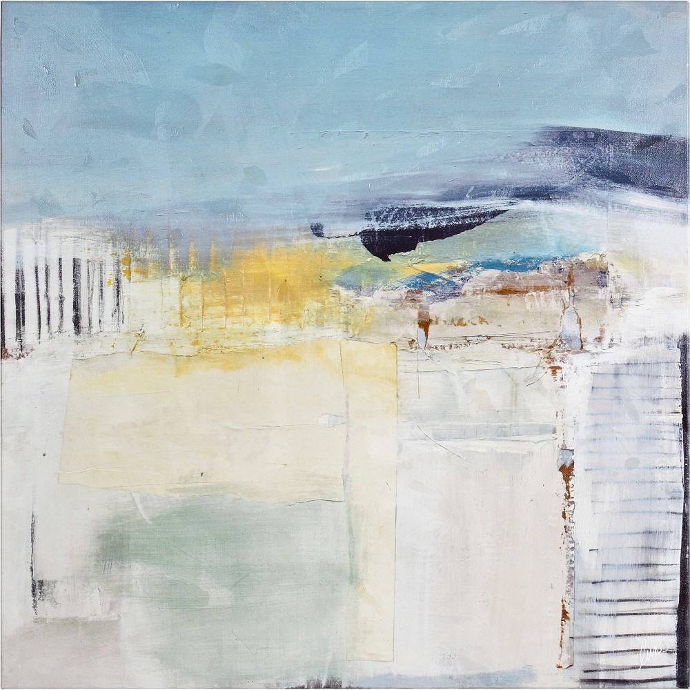 Lune Sofiko Square Canvas - Wrapped 40 X 40 X 1.5 Lune Sofiko Square Canvas - Wrapped 40 X 40 X 1.5