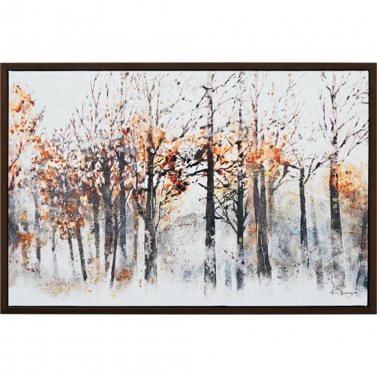 K.Sizaya Rainn Rectangular Canvas - Wrapped 24 X 36 X 1.5