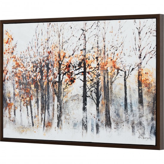 K.Sizaya Rainn Rectangular Canvas - Wrapped 24 X 36 X 1.5