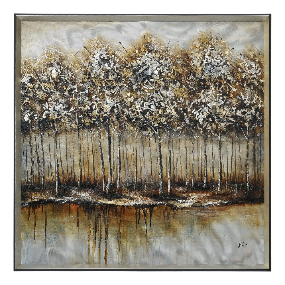 Giovanni Russo Metallic Forest Alternative Wall Décor 40 X 40