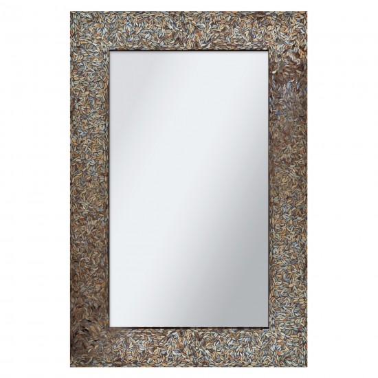 Amber Mosaic Rectangle Mirror 24 X 36