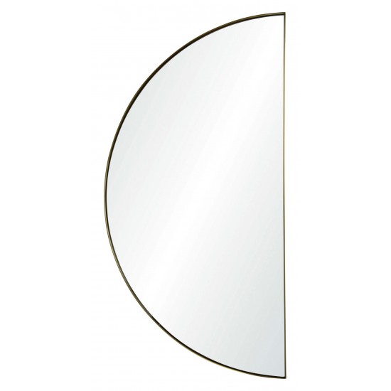 Halfmoon Semicircle Mirror 20.5 X 40 X 1