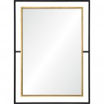 Gray Rectangle Mirror 28 X 38 X 1