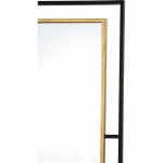 Gray Rectangle Mirror 28 X 38 X 1