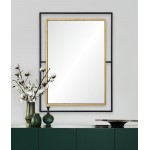 Gray Rectangle Mirror 28 X 38 X 1