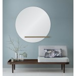 Bassett Round Mirror 36 X 36 X 3.5