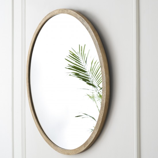Faye Round Mirror 36 X 36 X 1