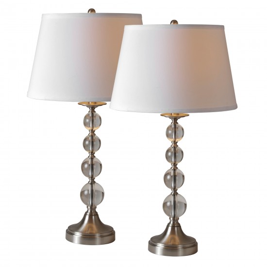 Venezia, Set Of 2 Table Lamp 14X28X14