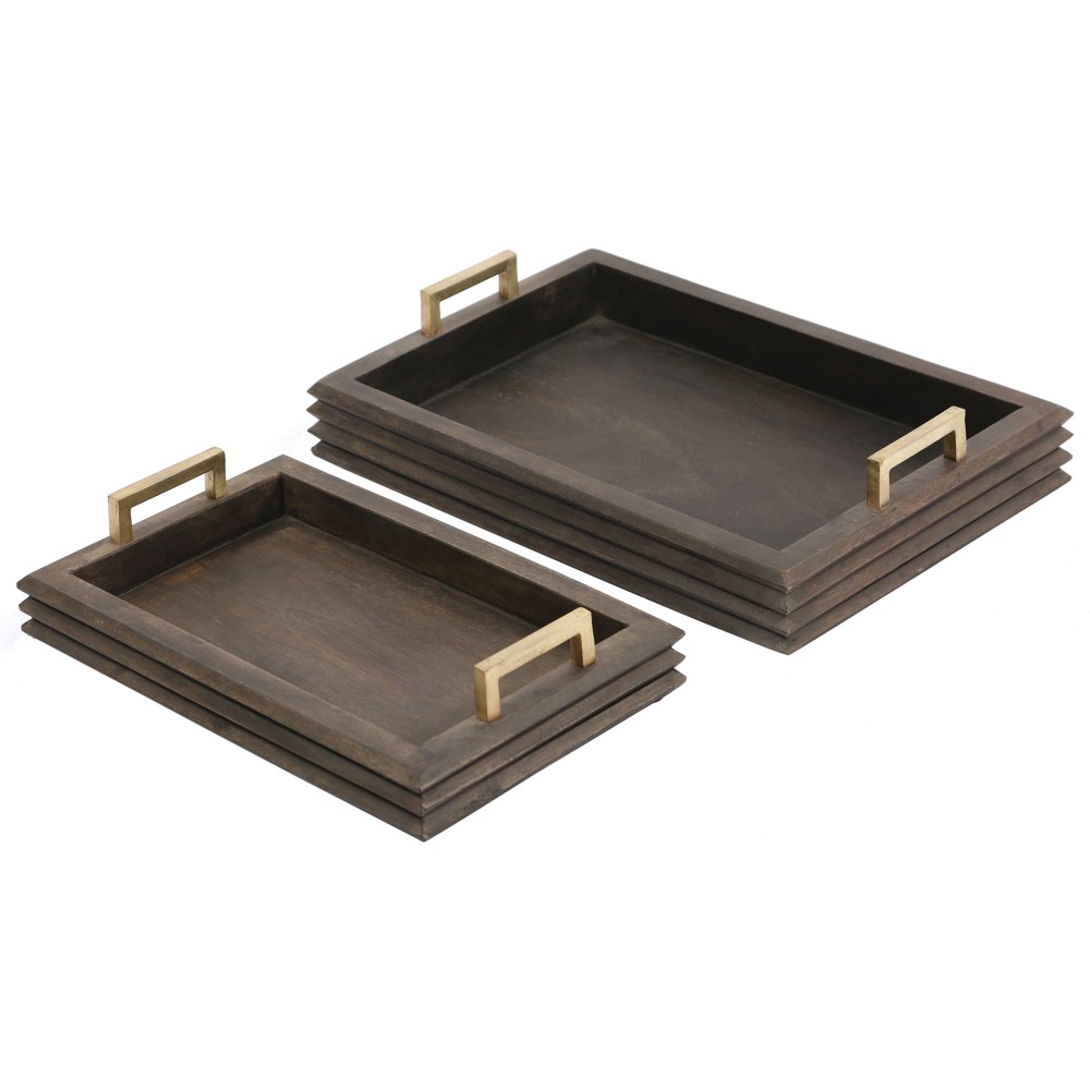 Yucca Tray Set Of 2 Yucca Tray Set Of 2