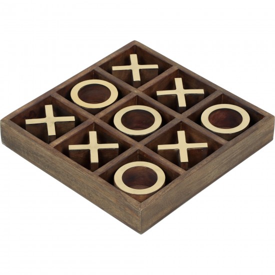 Tictac Decorative Tic-Tac-Toe 10X1.5X10